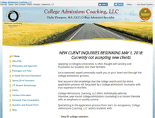 Tablet Screenshot of ctcollegecoach.com